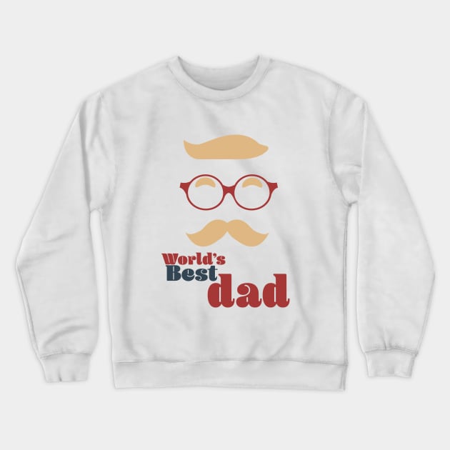 World's Best Dad Crewneck Sweatshirt by nickemporium1